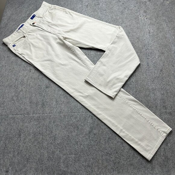 Stitch's Britches 5-Pocket Pants Men 33 x 31* Beige Stretch Tapered Slim Fit - Picture 1 of 16